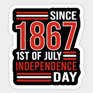 happy canada day independence 2020 Sticker